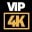 VIP 4K лого